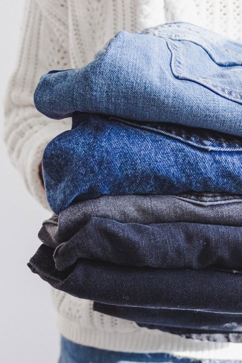 Denim ad frame